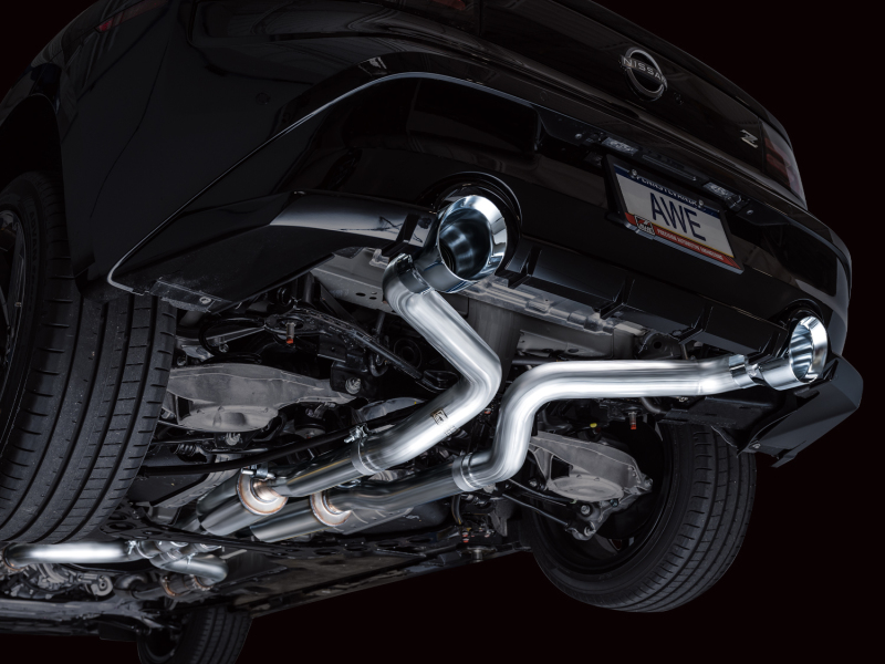 Nissan Z Performance Exhaust - AWE Tuning - Cat Back Track Edition - Chrome Silver - `23-`27